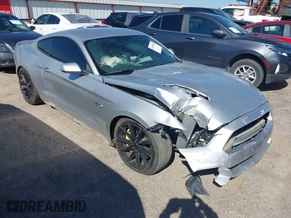 2015 Ford Mustang GT with VIN 1FA6P8CF5F5380037, listed as a IAAI auction lot 43128520 with 112,781 mi miles and . Bid and sale history available at DreamBid. Image 1.