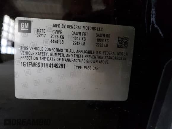 2017 Chevrolet Bolt EV LT z VIN 1G1FW6S01H4149281, wystawiony jako Copart lot #70095203 z przebiegiem 95 299 mil mil oraz . Historia ofert i sprzedaży dostępna na DreamBid. Obrazek 12.