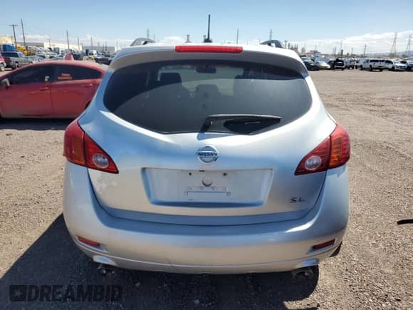 2009 Nissan Murano SL z VIN JN8AZ18U29W028209, wystawiony jako Copart lot #80714355 z przebiegiem 182 636 mil mil oraz Czysty tytuł • Clean title. Historia ofert i sprzedaży dostępna na DreamBid. Obrazek 6.