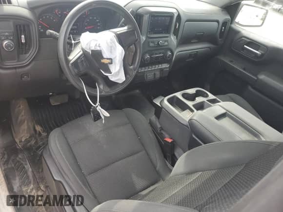 2022 Chevrolet Silverado 1500 Work Truck with VIN 3GCNAAEKXNG526402, listed as a Copart auction lot 70541555 with 77,343 mi miles and Salvage title. Bid and sale history available at DreamBid. Image 8.