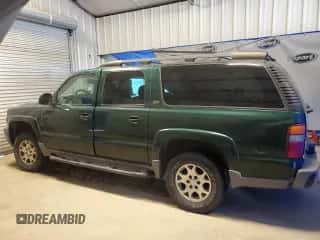 2003 Chevrolet Suburban LT z VIN 3GNFK16T63G258140, wystawiony jako Copart lot #63621564 z przebiegiem Nie podano mil oraz Szkoda całkowita • Salvage title. Historia ofert i sprzedaży dostępna na DreamBid. Obrazek 2.