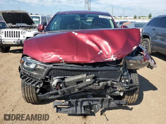 2019 Dodge Durango GT Plus with VIN 1C4RDJDG6KC531164, listed as a Copart auction lot 71326045 with 123,788 mi miles and Salvage title. Bid and sale history available at DreamBid. Image 5.