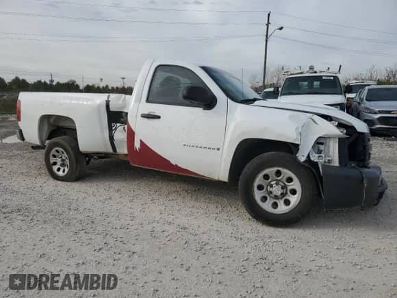 2009 Chevrolet Silverado 1500 Work Truck with VIN 1GCEC14X99Z212382, listed as a Copart auction lot 80115364 with Not provided miles and Salvage title. Bid and sale history available at DreamBid. Image 4.