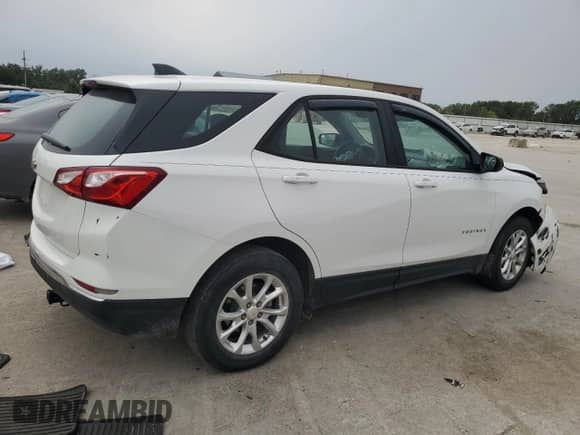 2018 Chevrolet Equinox LS с VIN 2GNAXHEVXJ6203271, выставлен на аукционе Copart как лот 71035895 с пробегом 33 818 миль миль и Списание • Salvage title. История ставок и продаж доступна на DreamBid. Изображение 3.