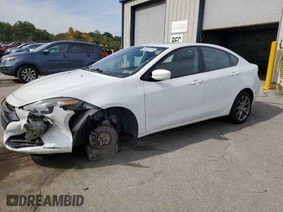 2014 Dodge Dart SXT with VIN 1C3CDFBB2ED926519, listed as a Copart auction lot 80542415 with 89,046 mi miles and Salvage title. Bid and sale history available at DreamBid. Image 1.