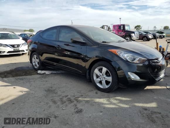2012 Hyundai Elantra GLS with VIN KMHDH4AE0CU378663, listed as a Copart auction lot 84877995 with 93,947 mi miles and Clean title. Bid and sale history available at DreamBid. Image 4.