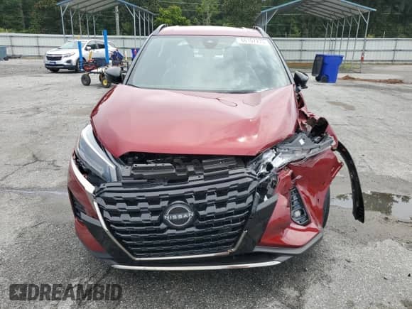 2023 Nissan Kicks SR with VIN 3N1CP5DV2PL531521, listed as a Copart auction lot 68107275 with 7,312 mi miles and Salvage title. Bid and sale history available at DreamBid. Image 5.