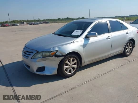 2010 Toyota Camry LE with VIN 4T1BF3EK9AU011782, listed as a IAAI auction lot 43349442 with 157,918 mi miles and . Bid and sale history available at DreamBid. Image 2.