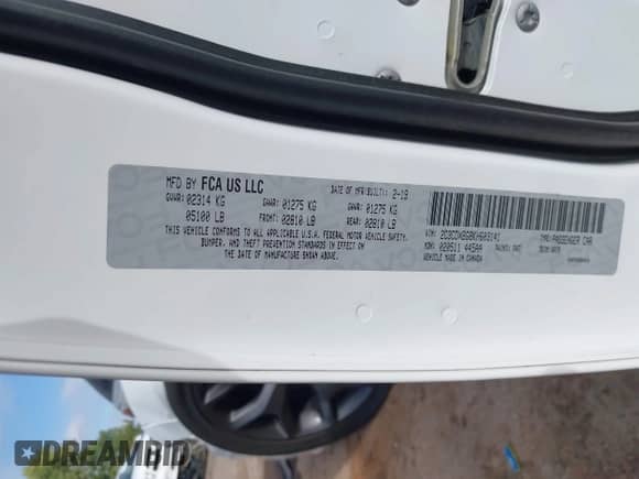 2019 Dodge Charger SXT с VIN 2C3CDXBG8KH603141, выставлен на аукционе IAAI как лот 43276713 с пробегом 96 591 миль миль и . История ставок и продаж доступна на DreamBid. Изображение 9.