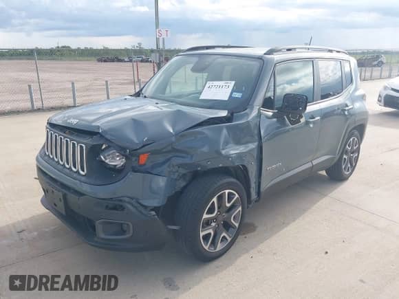 2018 Jeep Renegade Latitude with VIN ZACCJABB3JPH60336, listed as a IAAI auction lot 42721173 with 116,857 mi miles and . Bid and sale history available at DreamBid. Image 17.