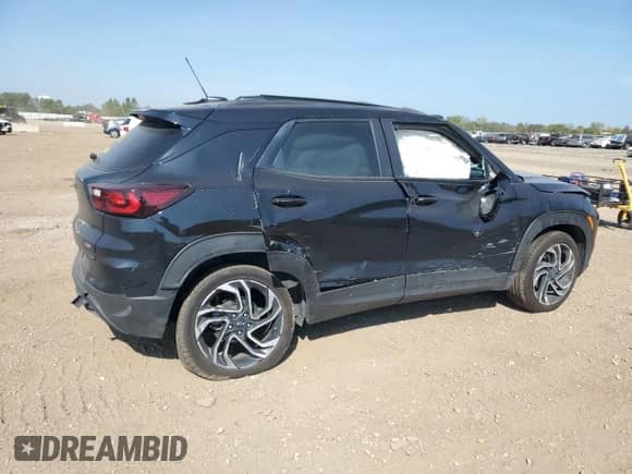 2024 Chevrolet TrailBlazer RS с VIN KL79MUSLXRB066337, выставлен на аукционе Copart как лот 81097805 с пробегом 21 061 миль миль и Списание • Salvage title. История ставок и продаж доступна на DreamBid. Изображение 3.
