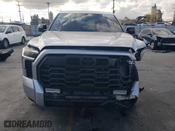 2025 Toyota Tundra SR5 with VIN 5TFWA5DB5SX243863, listed as a Copart auction lot 80366925 with 17,251 mi miles and Salvage title. Bid and sale history available at DreamBid. Image 5.