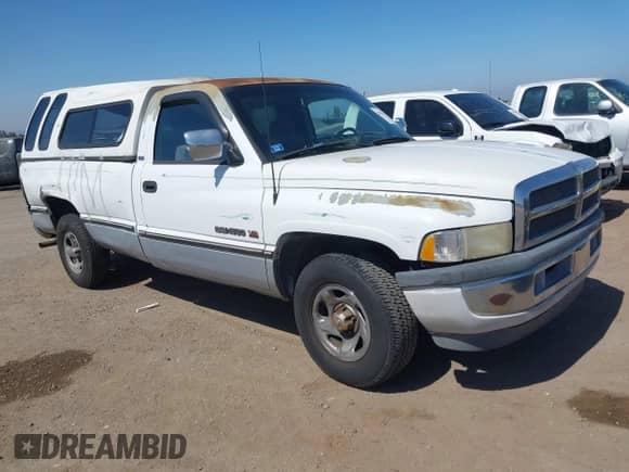 1996 Dodge 1500 with VIN 1B7HC16Y1TS550314, listed as a IAAI auction lot 42673225 with 144,422 mi miles and . Bid and sale history available at DreamBid. Image 1.