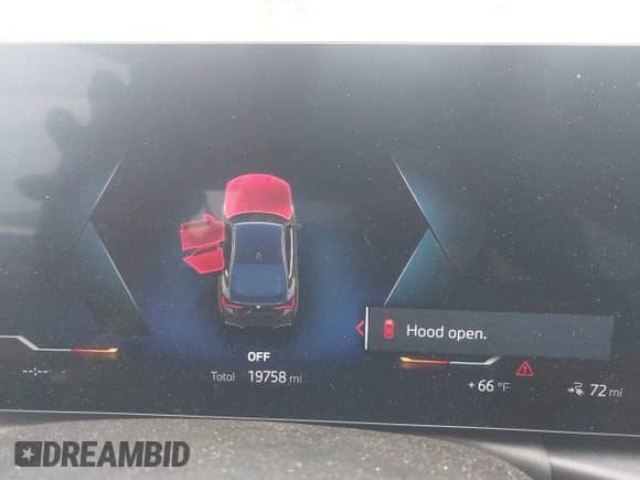 2023 BMW i4 eDrive35 with VIN WBY43AW04PFP93864, listed as a IAAI auction lot 42409885 with 19,758 mi miles and . Bid and sale history available at DreamBid. Image 15.