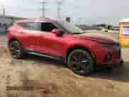 2021 Chevrolet Blazer RS z VIN 3GNKBKRS6MS583747, wystawiony jako Copart lot #67102225 z przebiegiem 19 454 mil mil oraz Szkoda całkowita • Salvage title. Historia ofert i sprzedaży dostępna na DreamBid. Obrazek 4.