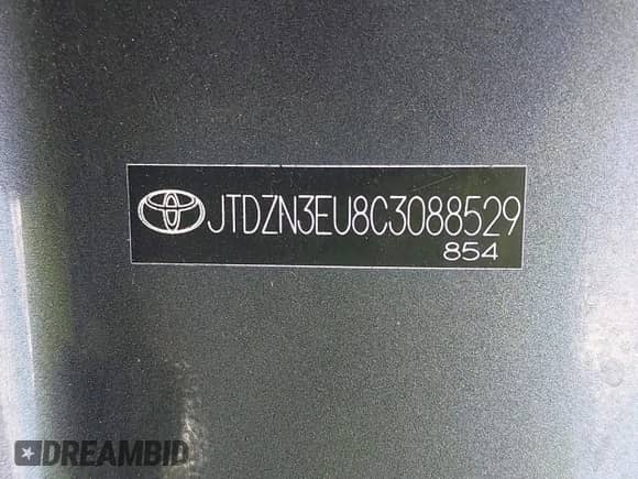 2012 Toyota Prius Two с VIN JTDZN3EU8C3088529, выставлен на аукционе IAAI как лот 43395404 с пробегом 218 386 миль миль и . История ставок и продаж доступна на DreamBid. Изображение 17.
