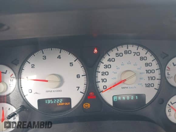 2004 Dodge 1500 SLT with VIN 1D7HU16D74J146182, listed as a IAAI auction lot 41531201 with 135,222 mi miles and . Bid and sale history available at DreamBid. Image 7.