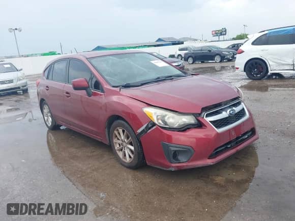 2013 Subaru Impreza Premium with VIN JF1GPAC69D2885394, listed as a IAAI auction lot 42661241 with 167,836 mi miles and . Bid and sale history available at DreamBid. Image 1.