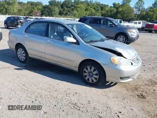 2003 Toyota Corolla S с VIN 2T1BR32E33C033710, выставлен на аукционе IAAI как лот 43344570 с пробегом 45 904 миль миль и . История ставок и продаж доступна на DreamBid. Изображение 1.