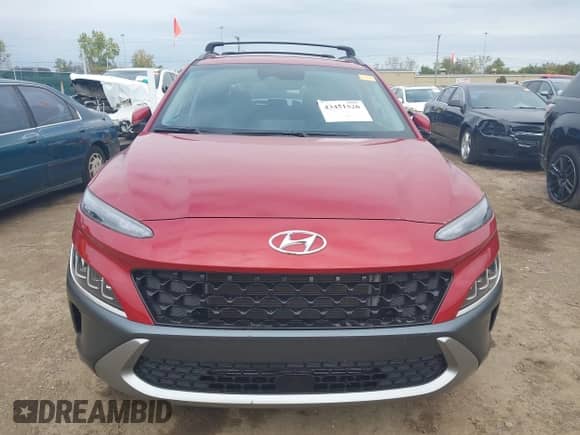 2022 Hyundai Kona Limited with VIN KM8K5CA30NU909498, listed as a IAAI auction lot 43451526 with 6,115 mi miles and . Bid and sale history available at DreamBid. Image 12.