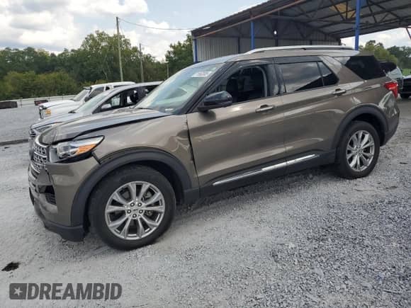 2021 Ford Explorer Limited z VIN 1FMSK8FH6MGA14413, wystawiony jako Copart lot #71562005 z przebiegiem 56 947 mil mil oraz Szkoda całkowita • Salvage title. Historia ofert i sprzedaży dostępna na DreamBid. Obrazek 1.