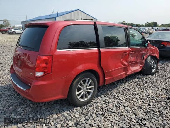 2014 Dodge Grand Caravan SXT 30th Anniversary with VIN 2C4RDGCG8ER226393, listed as a Copart auction lot 71602395 with 36,416 mi miles and Salvage title. Bid and sale history available at DreamBid. Image 3.