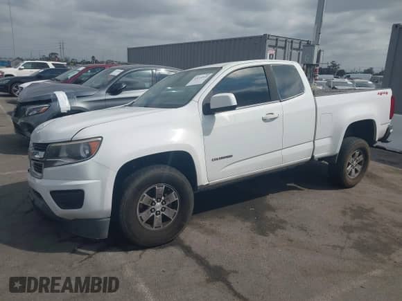 2018 Chevrolet Colorado 4WD Work Truck z VIN 1GCHTBEA8J1254896, wystawiony jako IAAI lot #43214910 z przebiegiem 164 056 mil mil oraz . Historia ofert i sprzedaży dostępna na DreamBid. Obrazek 2.