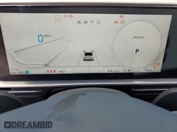 2023 Hyundai Ioniq 6 SEL с VIN KMHM34AA4PA046468, выставлен на аукционе Copart как лот 68434924 с пробегом 9 924 миль миль и Списание • Salvage title. История ставок и продаж доступна на DreamBid. Изображение 9.