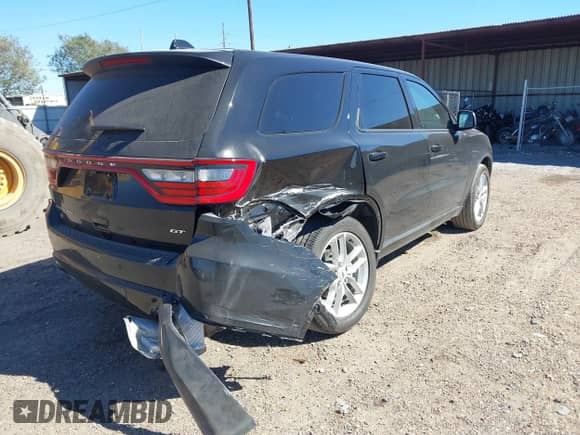 2026 Dodge Durango GT with VIN 1C4RDJDG8TC165807, listed as a IAAI auction lot 43576842 with 2,837 mi miles and . Bid and sale history available at DreamBid. Image 4.