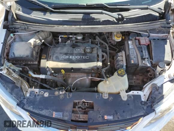 2018 Chevrolet Sonic LT z VIN 1G1JG6SH9J4111641, wystawiony jako Copart lot #49404545 z przebiegiem 108 996 mil mil oraz Szkoda całkowita • Salvage title. Historia ofert i sprzedaży dostępna na DreamBid. Obrazek 11.