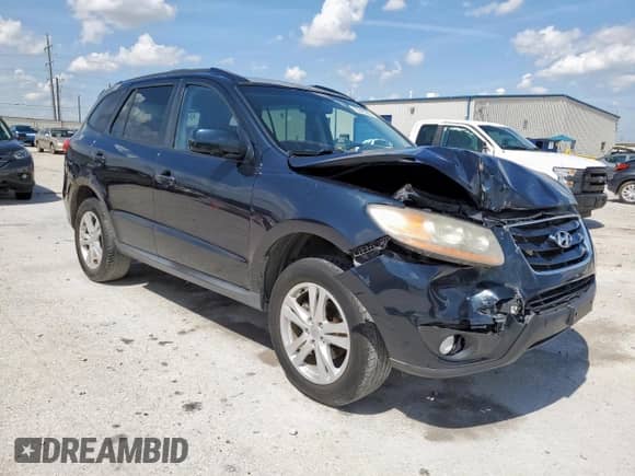2010 Hyundai Santa Fe SE with VIN 5NMSH4AG2AH355645, listed as a Copart auction lot 63249285 with 157,281 mi miles and Salvage title. Bid and sale history available at DreamBid. Image 4.