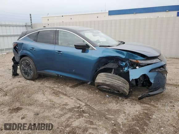 2025 Nissan Murano Platinum с VIN 5N1AZ3DT8SC109013, выставлен на аукционе Copart как лот 58048475 с пробегом 2 199 миль миль и Списание • Salvage title. История ставок и продаж доступна на DreamBid. Изображение 4.