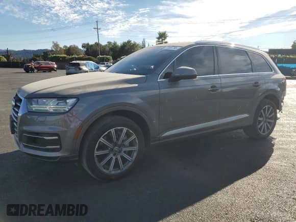 2017 Audi Q7 Premium Plus with VIN WA1LAAF74HD049219, listed as a Copart auction lot 72099795 with 97,744 mi miles and Salvage title. Bid and sale history available at DreamBid. Image 1.