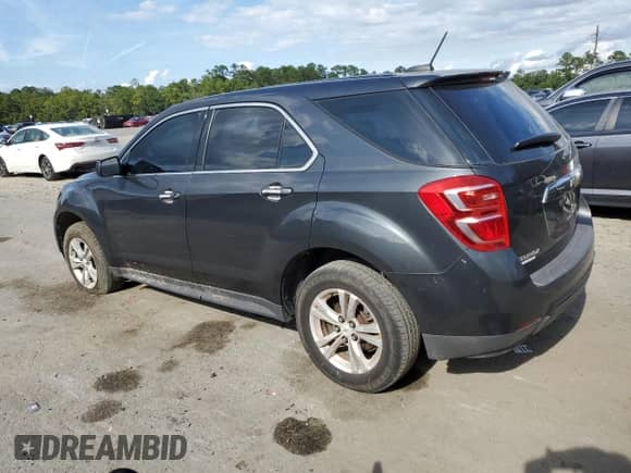 2017 Chevrolet Equinox LS with VIN 2GNALBEK3H6111217, listed as a Copart auction lot 80452855 with 122,631 mi miles and Salvage title. Bid and sale history available at DreamBid. Image 2.