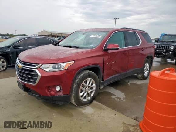 2019 Chevrolet Traverse LT с VIN 1GNERHKW9KJ258646, выставлен на аукционе Copart как лот 81631585 с пробегом 109 651 миль миль и Списание • Salvage title. История ставок и продаж доступна на DreamBid. Изображение 1.