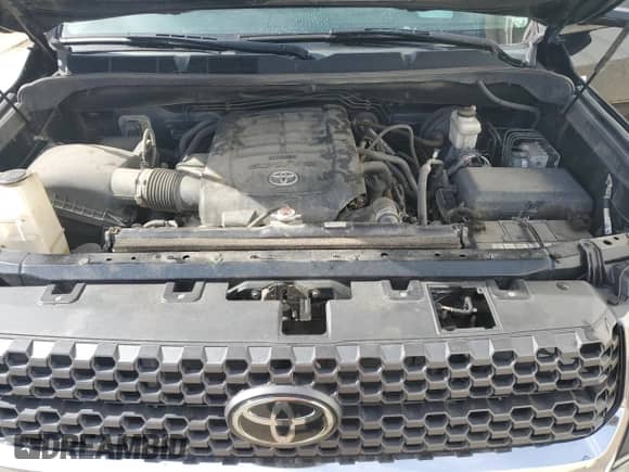 2021 Toyota Tundra SR5 with VIN 5TFDY5F13MX996740, listed as a Copart auction lot 56096205 with 157,370 mi miles and Salvage title. Bid and sale history available at DreamBid. Image 11.