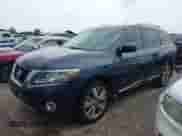 2014 Nissan Pathfinder Platinum Hybrid with VIN 5N1CR2MM2EC661154, listed as a IAAI auction lot 42629726 with 166,864 mi miles and . Bid and sale history available at DreamBid. Image 2.