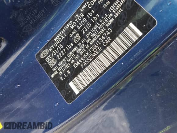 2016 Hyundai Genesis Coupe Ultimate с VIN KMHHU6KJ3GU134743, выставлен на аукционе Copart как лот 88139835 с пробегом Не указан миль и Списание • Salvage title. История ставок и продаж доступна на DreamBid. Изображение 12.