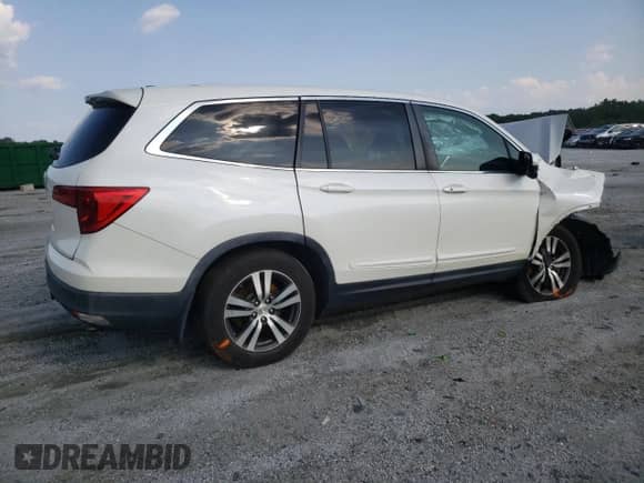 2017 Honda Pilot EX-L z VIN 5FNYF5H79HB013598, wystawiony jako Copart lot #62476735 z przebiegiem Nie podano mil oraz Szkoda całkowita • Salvage title. Historia ofert i sprzedaży dostępna na DreamBid. Obrazek 3.