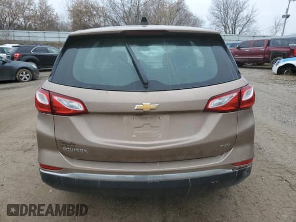 2018 Chevrolet Equinox LS with VIN 2GNAXREV9J6312665, listed as a Copart auction lot 82925963 with 95,114 mi miles and Salvage title. Bid and sale history available at DreamBid. Image 6.