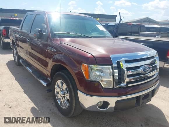 2009 Ford F-150 XL with VIN 1FTRW12839FA91872, listed as a IAAI auction lot 43035638 with 121,818 mi miles and . Bid and sale history available at DreamBid. Image 1.