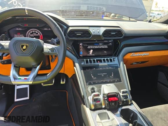 2021 Lamborghini Urus with VIN ZPBUA1ZL0MLA13555, listed as a Copart auction lot 67347195 with 14,598 mi miles and Salvage title. Bid and sale history available at DreamBid. Image 9.