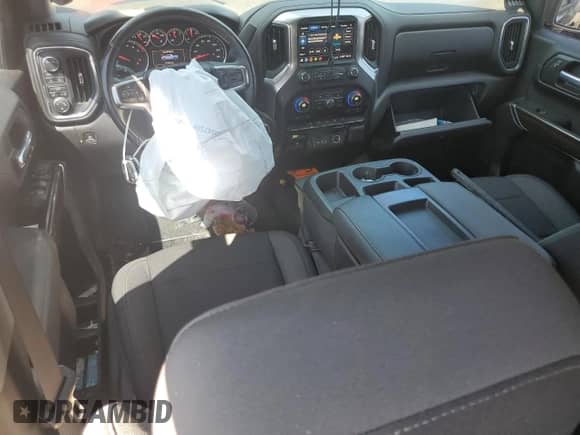 2020 Chevrolet Silverado 1500 LT with VIN 3GCPYDEK2LG340811, listed as a Copart auction lot 69345145 with 60,553 mi miles and Salvage title. Bid and sale history available at DreamBid. Image 8.