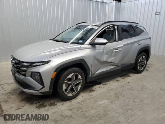 2025 Hyundai Tucson SEL with VIN 5NMJB3DE6SH467190, listed as a Copart auction lot 81484585 with 24,316 mi miles and Salvage title. Bid and sale history available at DreamBid. Image 1.