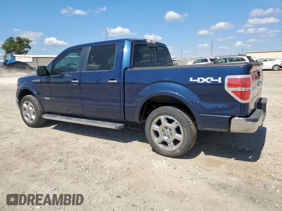 2013 Ford F-150 Lariat with VIN 1FTFW1ET0DFA15540, listed as a Copart auction lot 81657825 with 101,983 mi miles and Salvage title. Bid and sale history available at DreamBid. Image 2.