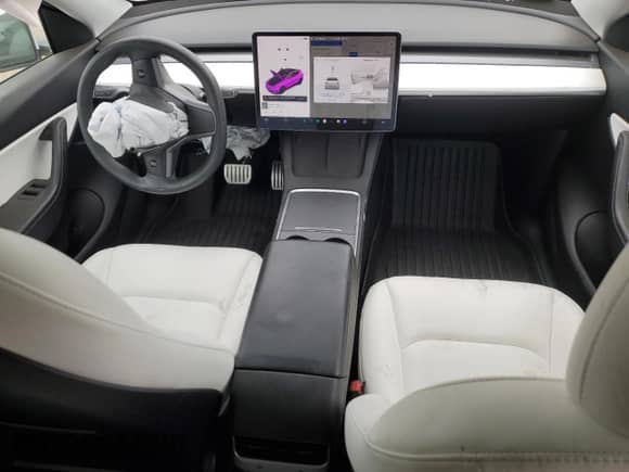2021 Tesla Model Y Performance with VIN 5YJYGDEF3MF194548, listed as a Copart auction lot 86505535 with 44,671 mi miles and Salvage title. Bid and sale history available at DreamBid. Image 8.
