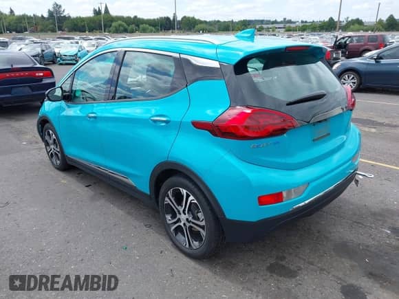2020 Chevrolet Bolt EV Premier with VIN 1G1FZ6S04L4116646, listed as a IAAI auction lot 42896447 with 24,198 mi miles and . Bid and sale history available at DreamBid. Image 3.