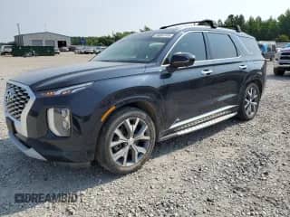 2022 Hyundai Palisade Limited with VIN KM8R5DHE6NU361728, listed as a Copart auction lot 58854145 with 75,546 mi miles and Salvage title. Bid and sale history available at DreamBid. Image 1.