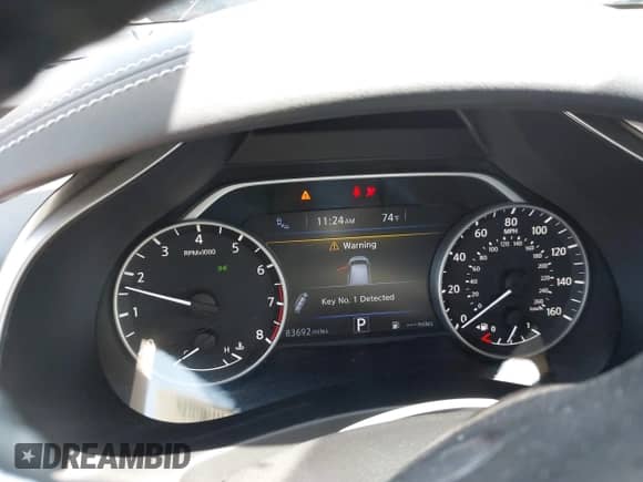 2017 Nissan Murano SL z VIN 5N1AZ2MH5HN202719, wystawiony jako IAAI lot #42463161 z przebiegiem 83 692 mil mil oraz . Historia ofert i sprzedaży dostępna na DreamBid. Obrazek 7.