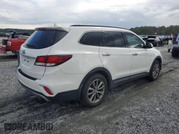 2017 Hyundai Santa Fe SE with VIN KM8SM4HF9HU252861, listed as a Copart auction lot 84785695 with 139,090 mi miles and Clean title. Bid and sale history available at DreamBid. Image 3.